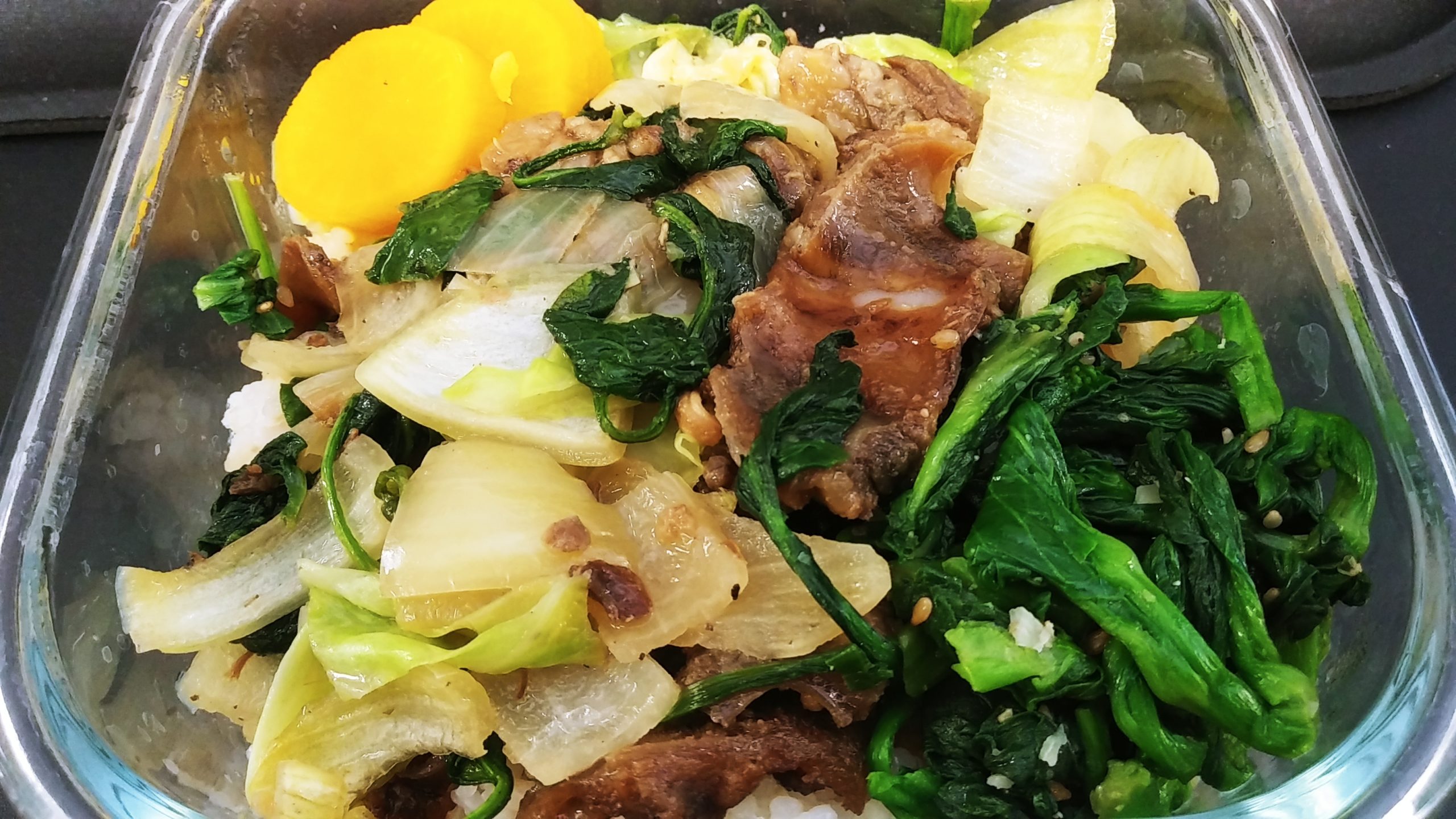 豚ばら肉の野菜炒め